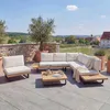 Garten-Garnitur mit Sessel HWC-H54, Lounge-Set Sofa, Spun Produktbild-Vorschau 1