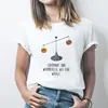 Mr. & Mrs. Panda S T-Shirt Sternzeichen Waage - Weiß - Produktbild-Vorschau 3