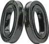 Two black ear pads for headphones are shown against a white background. Podgląd zdjęcia produktu