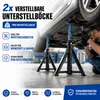 2x Bituxx Unterstellbock 2T klappbar verstellbar Auto PKW Produktbild-Vorschau 3