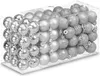 Lot de 96 boules de Noël Relaxdays, boules scintillantes, Voir les images du produit 6