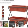 Vertikálna posteľ so 4 boxmi 52x21x127cm - hnedá Náhľad obrázku produktu 10