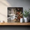Tulup Glasuhr Wanduhr Küchenuhr Echt-Glas 30x30 cm Modern Produktbild-Vorschau 2