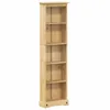 vidaXL Bücherregal Corona 46x20x170 cm Massivholz Kiefer Produktbild-Vorschau 1