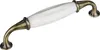 SOTECH Möbelgriff JOHANNA BA 128 mm Antik-Messing-Weiß Produktbild-Vorschau 1