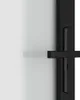 vidaXL Porte intérieure 83x201,5 cm noir verre dépoli et Voir les images du produit 5