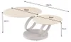 riess-ambiente Couchtisch DANCING RINGS natur travertin Produktbild-Vorschau 7