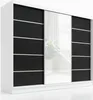Schwebetürenschrank, 3-türig Schrank 200 cm mit Spiegel Produktbild-Vorschau 2
