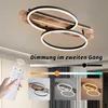 Deckenleuchte, LED Deckenleuchten mit Holz, Stufenlos Produktbild-Vorschau 4