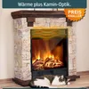 Ambiness Elektrokamin Terrano | 2 Heizstufen 1000W & 2000W Produktbild-Vorschau 8
