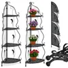 RealG RC-K-2487 Kovový rohový regál se 4 policemi, 113 x 40 Náhled obrázku produktu 11