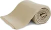 A rolled-up beige fleece blanket on a white background. Produktbild-Vorschau