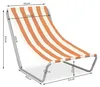 Klappbarer Strandstuhl SAND, orange Streifen Produktbild-Vorschau 7
