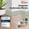 A corner of a room with a plant, a skirting board, and a certification badge. Produktbild-Vorschau