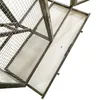 Lendo Online Voliere 115x58x164 cm Graukiefernholz Produktbild-Vorschau 14