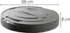 A gray circular lid for a water tank is shown from a side angle on a white background. Dimensions are indicated with text. Produktbild-Vorschau