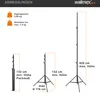 Walimex pro WT-420 stativo per lampade 420 cm, stativo per Anteprima dell’immagine prodotto 3