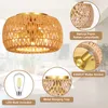 Lampade da soffitto in rattan Ø35 cm, lampada da soffitto a Anteprima dell’immagine prodotto 7