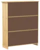 vidaXL Scarpiera  99x32x124,5 cm in legno di pino massiccio Anteprima dell’immagine prodotto 5