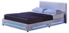 HOME DELUXE - LED Bett Asteroid - Weiß, 140 x 200 cm - Produktbild-Vorschau 1