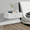 [en.casa] Wandregal mit Tür weiß Wand Regal Kommode Produktbild-Vorschau 6