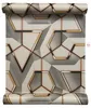 A roll of wallpaper with a geometric pattern. Anteprima dell’immagine prodotto