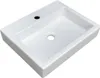 Vasque à poser rectangle en céramique blanche 48x38cm Voir les images du produit 2
