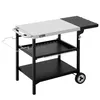 Royal Gourmet Outdoor Grilltisch, 3-Etagen Servierwagen mit Produktbild-Vorschau 1