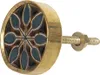 Gałka do drzwi Clayre & Eef Ø 4 cm Brązowy ceramiczny kwiat Podgląd zdjęcia produktu 2