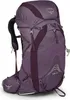 A studio shot of a purple trekking backpack. Produktbild-Vorschau