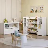 BEALIFE Kinderregal mit Schubladen 140x30x90 cm | Produktbild-Vorschau 9