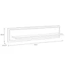 Wandboard - Artisan Eiche Nachbildung - 140 x 30 cm Produktbild-Vorschau 5