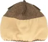 McBurn feine gestrickte Rollrandmütze mit Wollanteil in beige Produktbild-Vorschau
