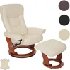 MCA Furniture Relaxsessel Hamilton Creme ; 83 cmx85-110 Voir les images du produit 10