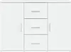 vidaXL Sideboard Blanc 91x29,5x65 cm Bois composite Voir les images du produit 6