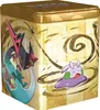 A golden tin box with illustrations of Pokemon characters. Náhled obrázku produktu