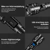 torcia LED da 2000 lumen con zoom e USB-C - Tecnologia COB Anteprima dell’immagine prodotto 8