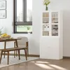 Bibliothèque HOMCOM, 178,5 cm, meuble haut avec vitrine et Voir les images du produit 7