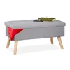 relaxdays Sitzbank mit Stauraum Produktbild-Vorschau 1