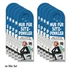Bitte im Sitzen pinkeln Türhänger 10er Set im Comic-Stil in Produktbild-Vorschau 2
