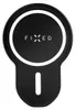 A black car phone holder with a white circular logo and a white vertical indicator. Náhled obrázku produktu
