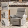 FCH Relaxsessel Fernsehsessel, elektrischer Neigungs, 300° Produktbild-Vorschau 2