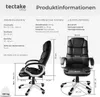 tectake® Bürostuhl Jonas ergonomische Form Produktbild-Vorschau 5