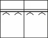 Schwebetürenschrank Kleiderschrank Easy Plus weiß weißglas Produktbild-Vorschau 2