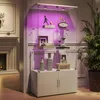 Vitrine INONEFT en verre, avec éclairage LED et serrure, 4 Voir les images du produit 8
