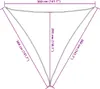 vidaXL, voile d'ombrage triangulaire, bleu, 160 g/m², en Voir les images du produit 8