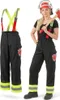 Kostüm Feuerwehr Latzhose Feuerwehrfrau 36-38 Produktbild-Vorschau 1