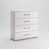 Weiße Hochglanz Kommode Family 100x107x40cm Modern 4 Produktbild-Vorschau 8