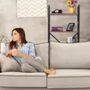 Relaxdays Půlkruhová police s 5 policemi, industriální Náhled obrázku produktu 3