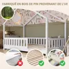 Crazy Pine Lit de maison 90x190 cm - Lit d'enfant en bois Voir les images du produit 4
